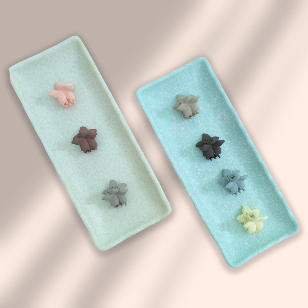 Mini Floral Korean Hair Claw