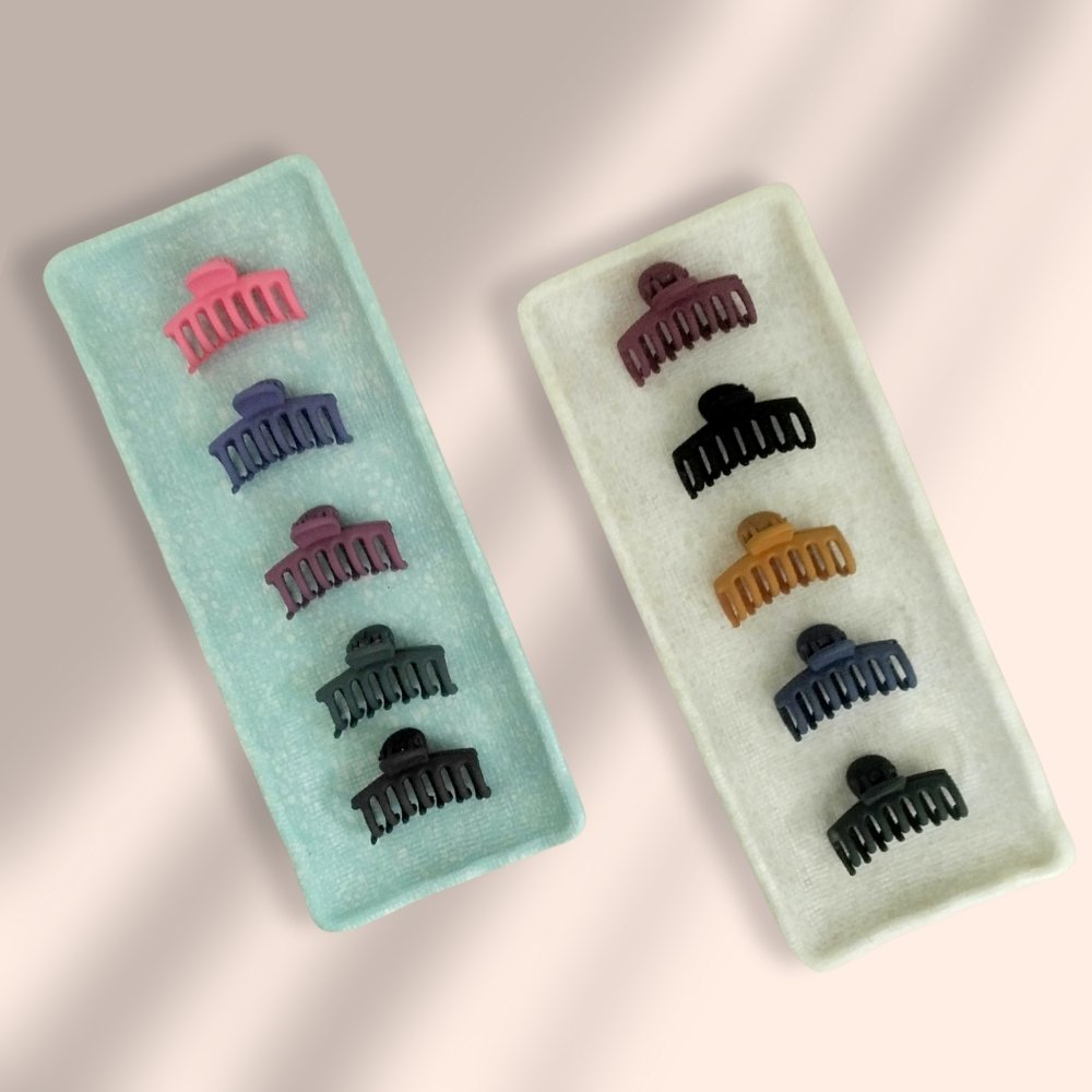 Spiral Matte Finish Hair Claw Clip – Small