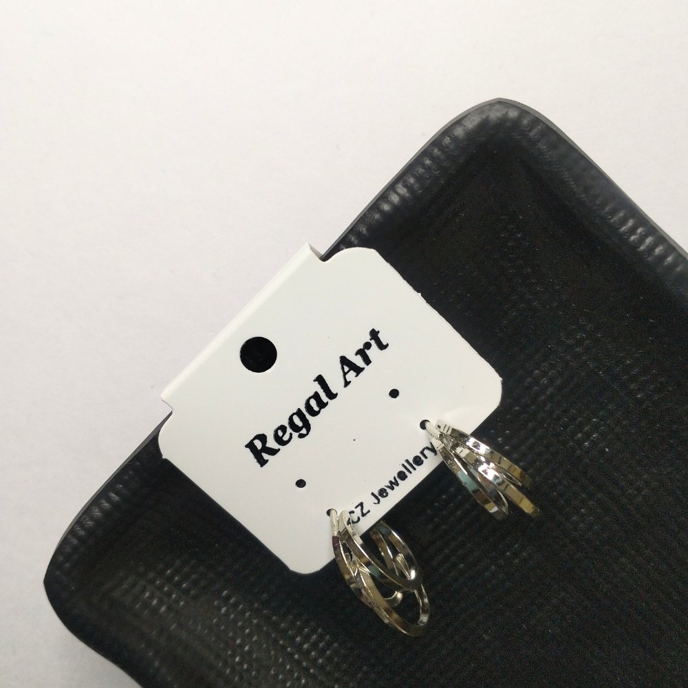 Triple Ring Hoop Korean Earrings