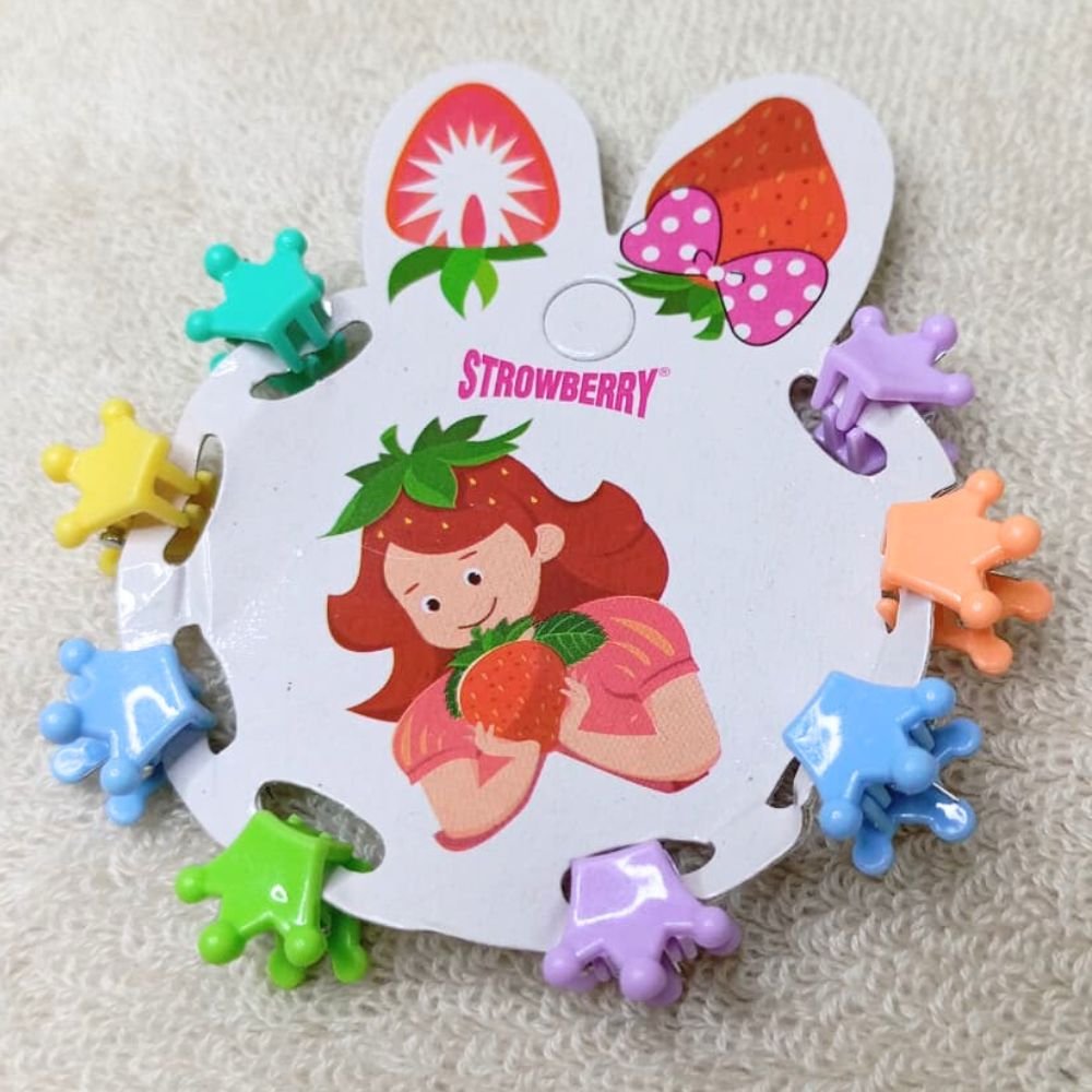 Tiny Crown Princess Clips for Kids