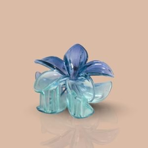 Blue Glossy Big Size Korean Claw Clip