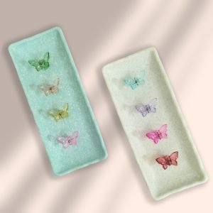 Butterfly Glossy Hair Claw Clips Small Size