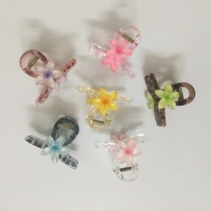 Korean hair Clutcher Transparent Petals