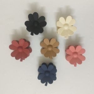 sunflower shape korean hair claw banner